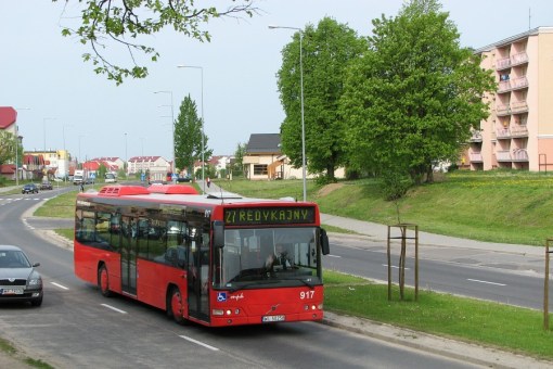 Volvo 7000 na ulicy Witosa