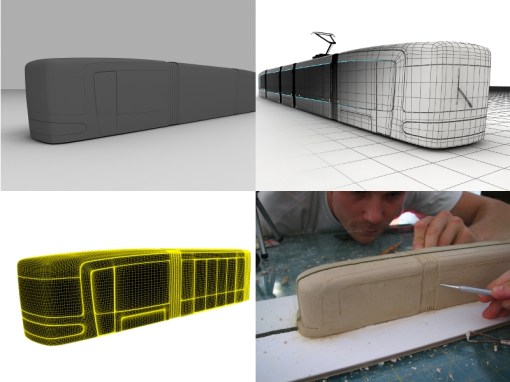 Modelowanie tramwaju Tryton