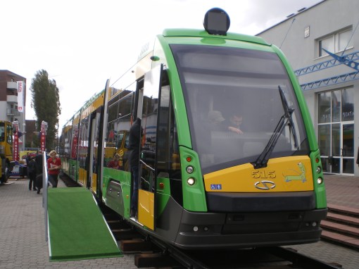Solaris Tramino S105P na targach Trako 2011