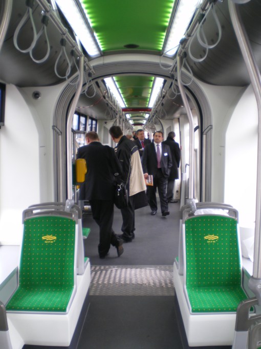 Wnętrze Solarisa Tramino dla poznańskiego MPK