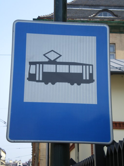 Znak przystanku tramwajowego (D-17)