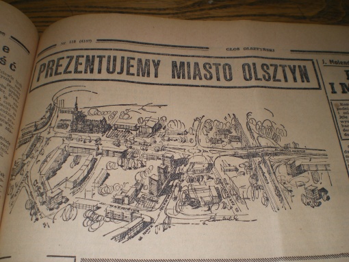 "Prezentujemy miasto Olsztyn" ("Głos Olsztyński", poniedziałek 17 maja 1965 r., str. 5)
