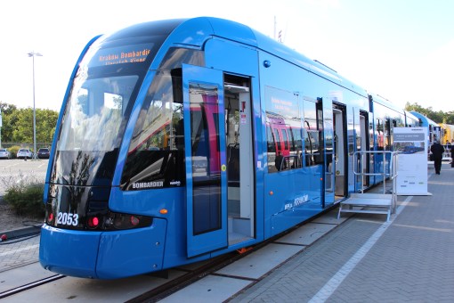 Bombardier NGT8 Kraków na targach InnoTrans 2012