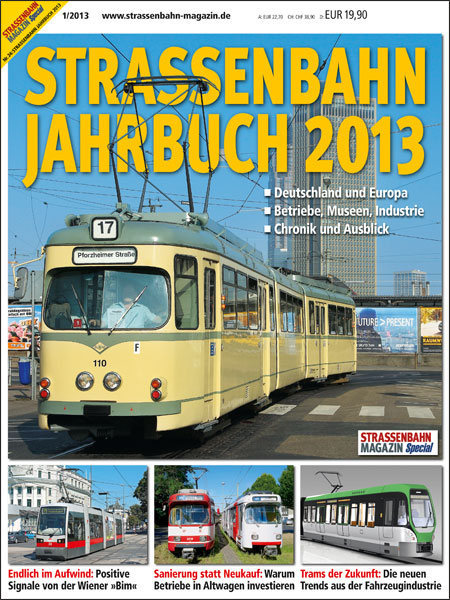 Okładka "Strassenbahn Jahrbuch 2013"