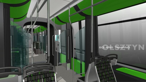 Wnętrze Solarisa Tramino Olsztyn