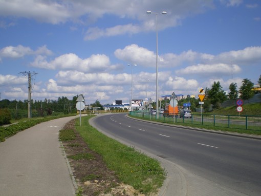 Budowa linii tramwajowej przy ulicy Tuwima (9 czerwca 2013)