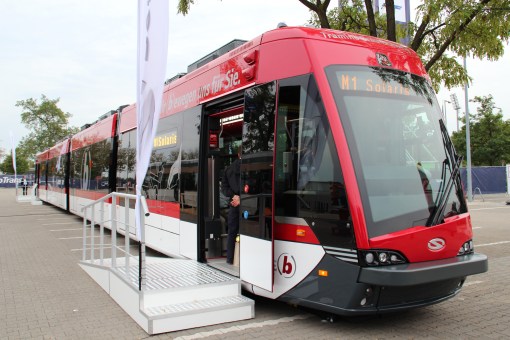 Solaris Tramino Brunszwik na targach InnoTrans 2014 w Berlinie