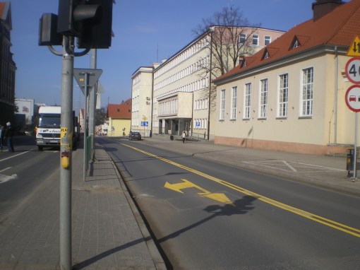 Budowa linii tramwajowej w alei Piłsudskiego (8 marca 2015)