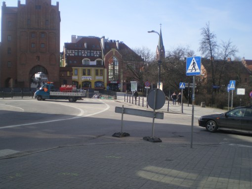 Budowa linii tramwajowej w ulicy 11 Listopada (8 marca 2015)