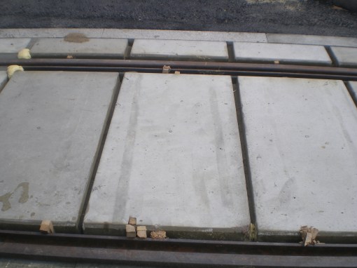 Torowisko na skrzyżowaniu ulic Płoskiego, Witosa i Bukowskiego (28 kwietnia 2015)