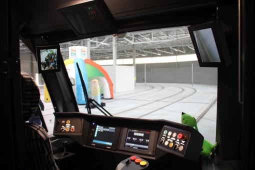 Kabina motorniczego w Solarisie Tramino Olsztyn S111O