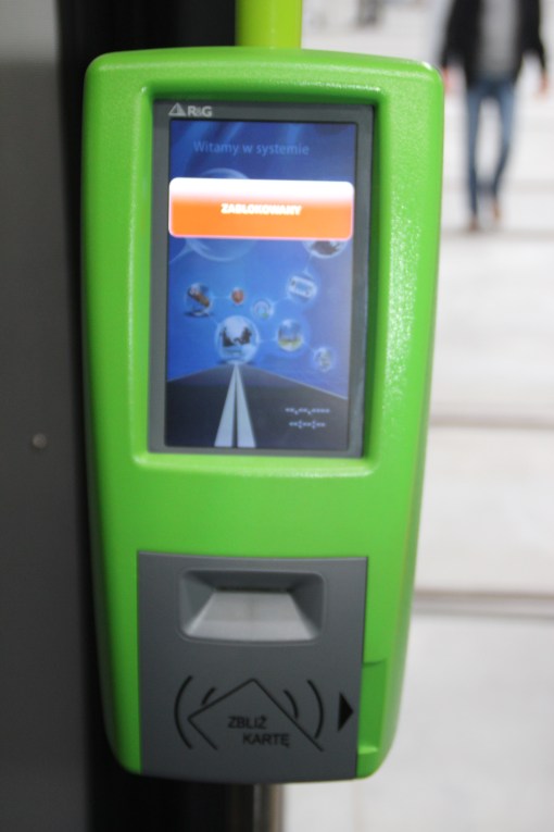 Kasownik w Solarisie Tramino Olsztyn S111O