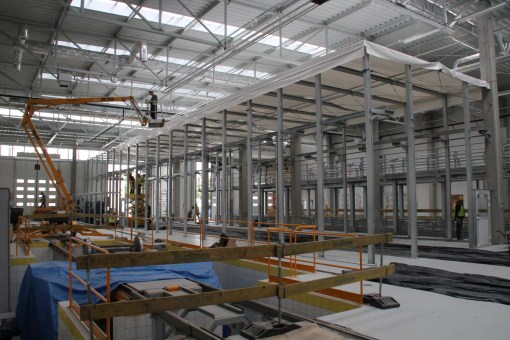 Hala warsztatowa zajezdni tramwajowej MPK Olsztyn (19 czerwca 2015)