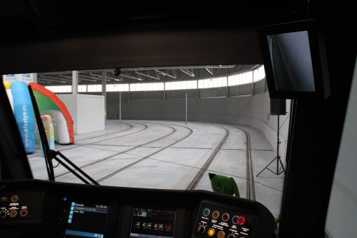 Hala postojowa zajezdni tramwajowej MPK Olsztyn (19 czerwca 2015)