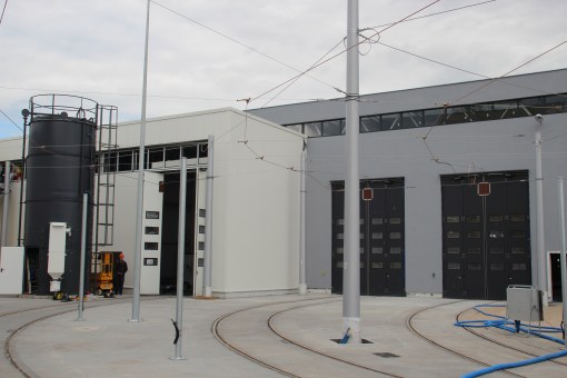 Hala warsztatowa zajezdni tramwajowej MPK Olsztyn (19 czerwca 2015)