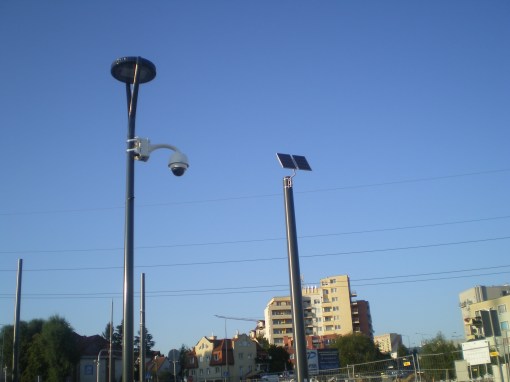 Budowa linii tramwajowej przy alei Sikorskiego (15 sierpnia 2015)