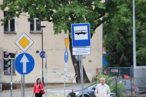 Tymczasowy przystanek Wysoka Brama na Pieniężnego