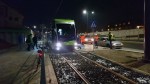 Solaris Tramino Olsztyn S111O #3001 na przystanku Pozorty podczas czwartego przejazdu próbnego (24 listopada&nbsp;2015)