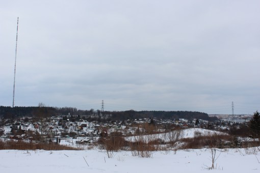 Widok z ulicy Pstrowskiego w stronę Pieczewa