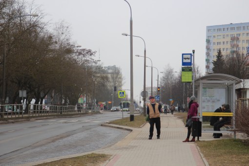 Przystanek Dom Kultury Agora na ulicy Żołnierskiej