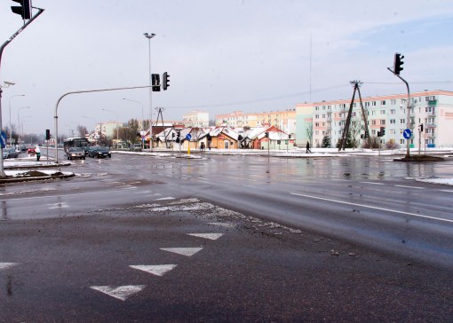 Skrzyżowanie ulic Krasickiego i Wilczyńskiego