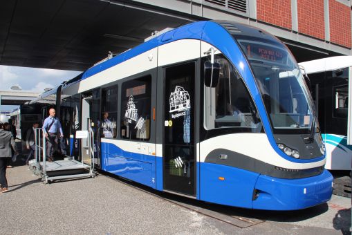 Pesa Twist 2014N "Krakowiak" na targach InnoTrans 2016 w Berlinie