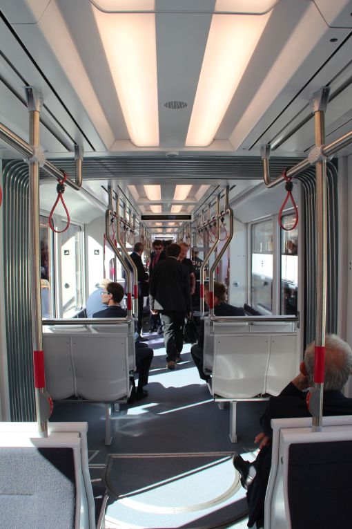 Wnętrze Stadlera Variobahn dla duńskiego Aarhus