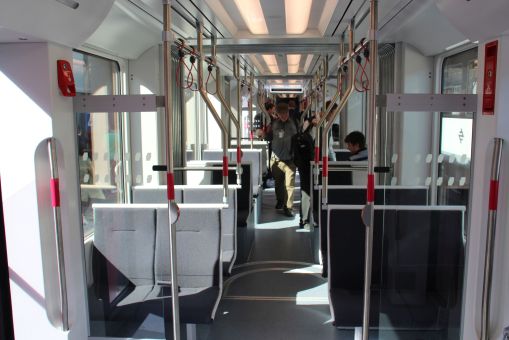 Wnętrze Stadlera Variobahn dla duńskiego Aarhus