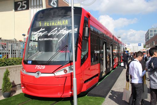 Škoda 30T ForCity dla Bratysławy na targach InnoTrans 2016
