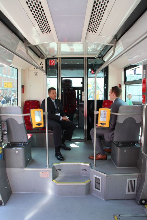 Wnętrze Škody 30T ForCity dla Bratysławy