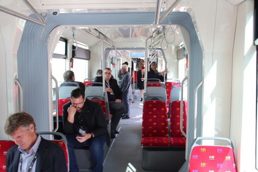 Wnętrze Škody 30T ForCity dla Bratysławy