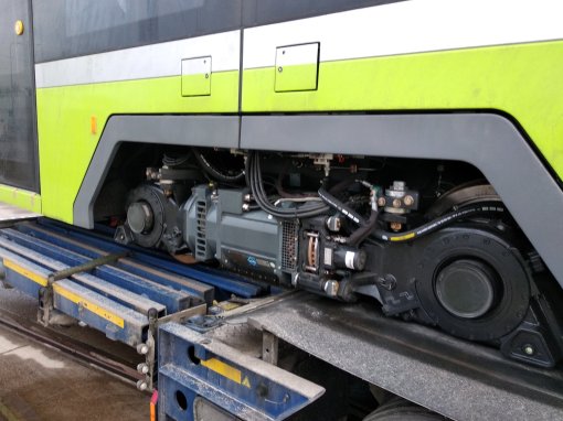 Pierwszy Durmazlar Panorama Olsztyn w dniu przyjazdu do Olsztyna (13 lutego 2020)