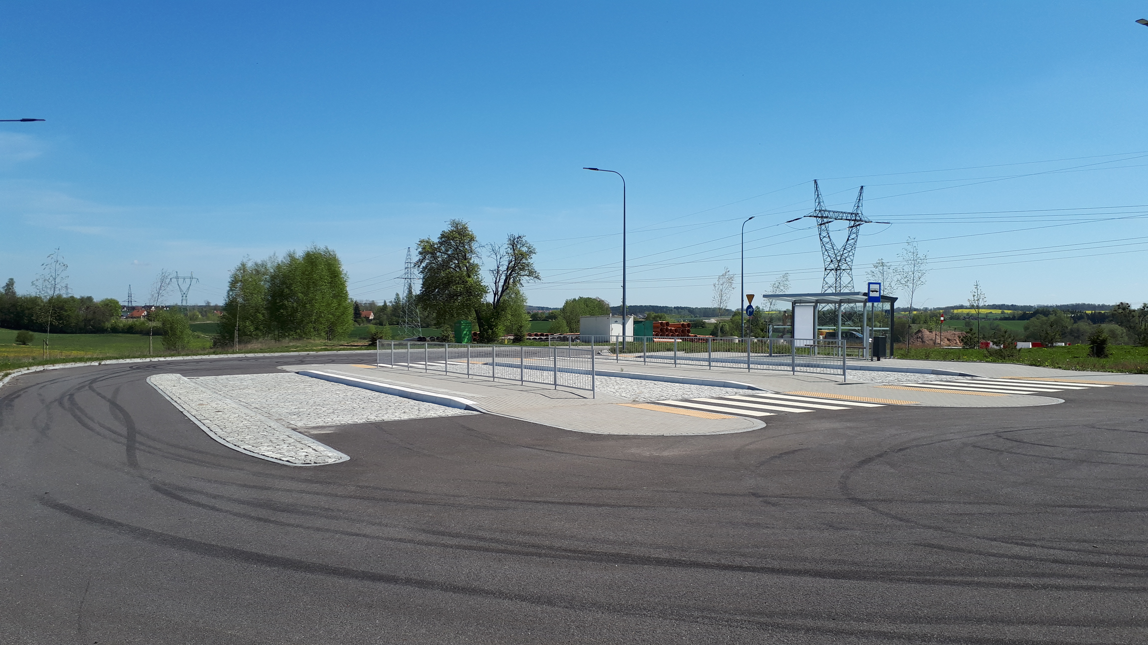 Pętla autobusowa na Nowym Pieczewie (10 maja 2020)