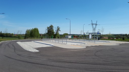 Pętla autobusowa na Nowym Pieczewie (10 maja 2020)
