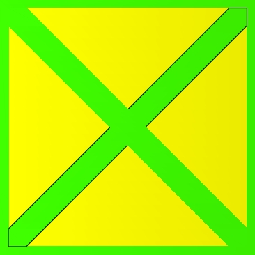 Znak MPK 15 - Stop, tor bez wymaganej skrajni (ustąp pierwszeństwa)