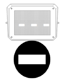 Sygnał nieułożonej trasy przebiegu - wjazd na zwrotnicę zabroniony