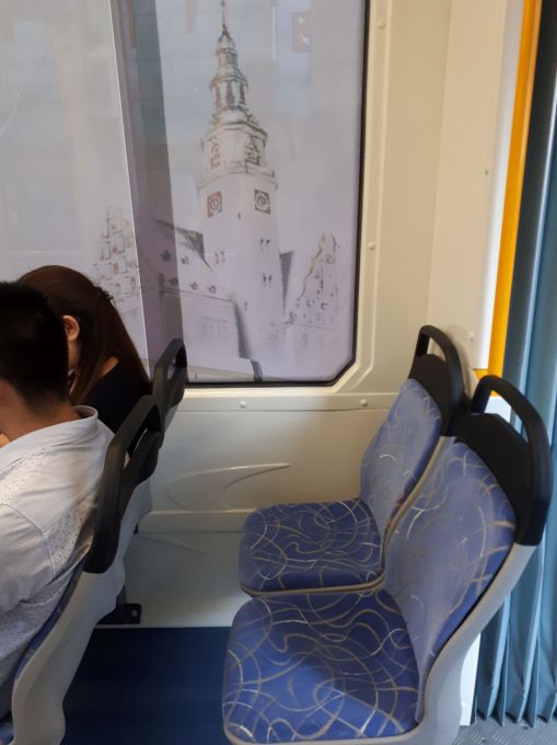 Wnętrze Durmazlara SilkWorm na targach InnoTrans 2018