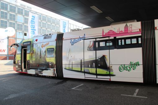 Wnętrze Durmazlara SilkWorm na targach InnoTrans 2018