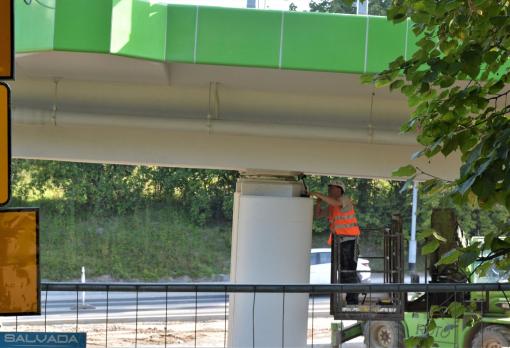 Próba obciążeniowa estakady tramwajowej (12 września 2023)