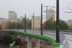 Budowa estakady tramwajowej nad ulicami Synów Pułku i Krasickiego (22 października&nbsp;2023)