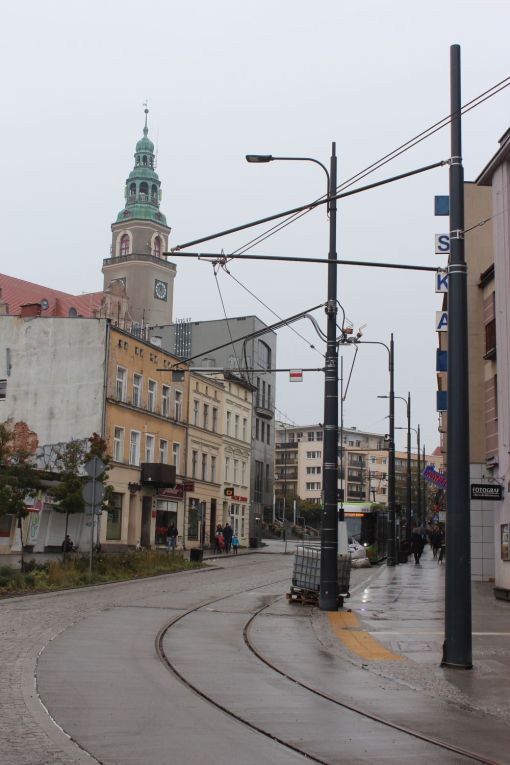 Budowa linii tramwajowej w ulicy 11 Listopada (22 października 2023)