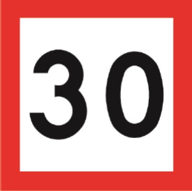 Znak BT-1 - Ograniczenie prędkości