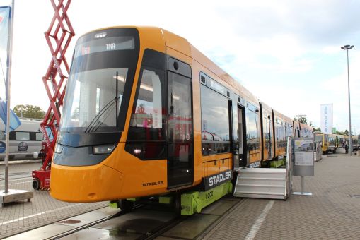 Stadler Tina ST-15 dla Darmstadt na targach Inno Trans 2022